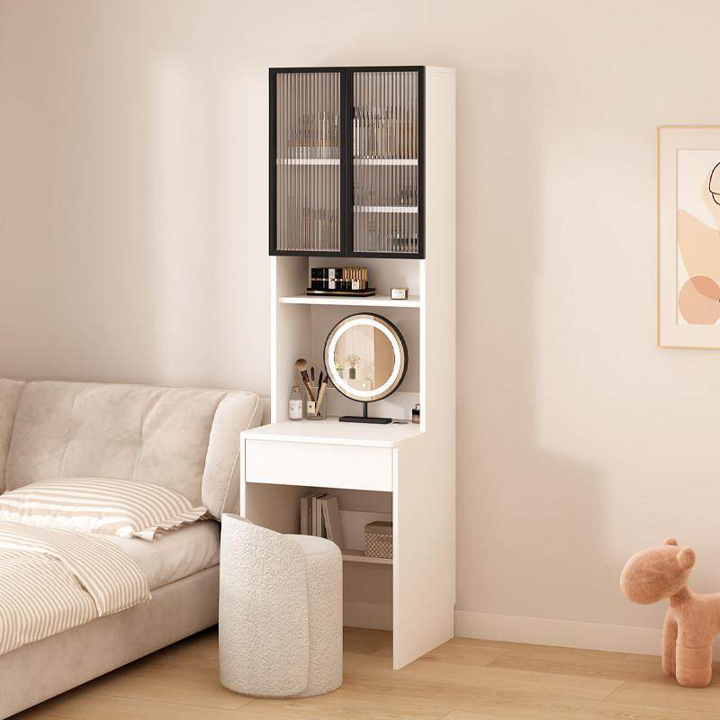 二合一书桌化妆台一体小型50cm实木迷你化妆桌卧室化妆台带书柜,住宅家具,梳妆台/桌,淘宝优惠券,粉丝福利购,淘宝优惠卷