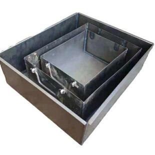 无盖铁皮箱工具箱铁槽铁盒周转箱铁皮箱长方形铁盒子长方形烧纸桶