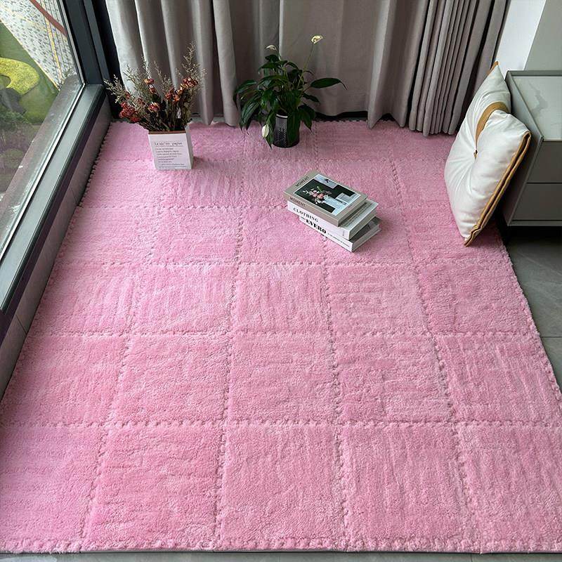 毛毛床边地毯卧室全铺儿童少女房间大面积可坐可睡泡沫拼接地铺垫,居家布艺,床边毯,淘宝优惠券,粉丝福利购,淘宝优惠卷