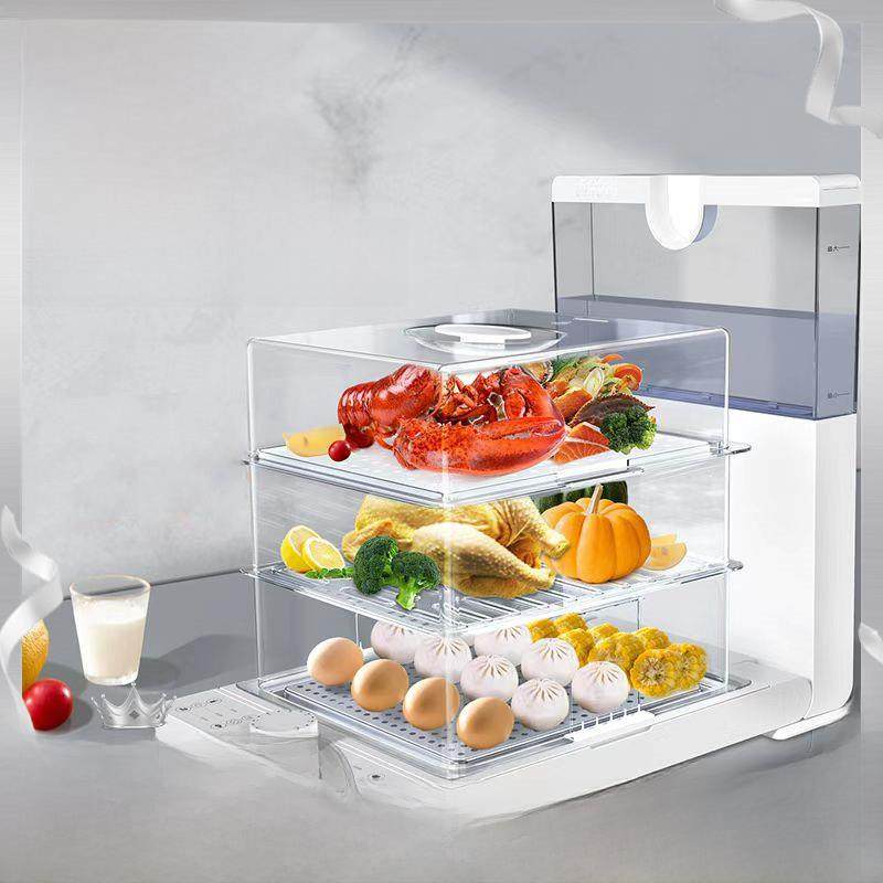 折叠电蒸锅多功能不锈钢蒸锅蒸箱可折叠一体锅定时电蒸箱智能蒸菜,厨房电器,电蒸锅/台式电蒸箱/肠粉机,淘宝优惠券,粉丝福利购,淘宝优惠卷