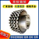非标链轮定做工业双排三排齿轮链条齿圈伞齿弧齿斜齿轮联轴器