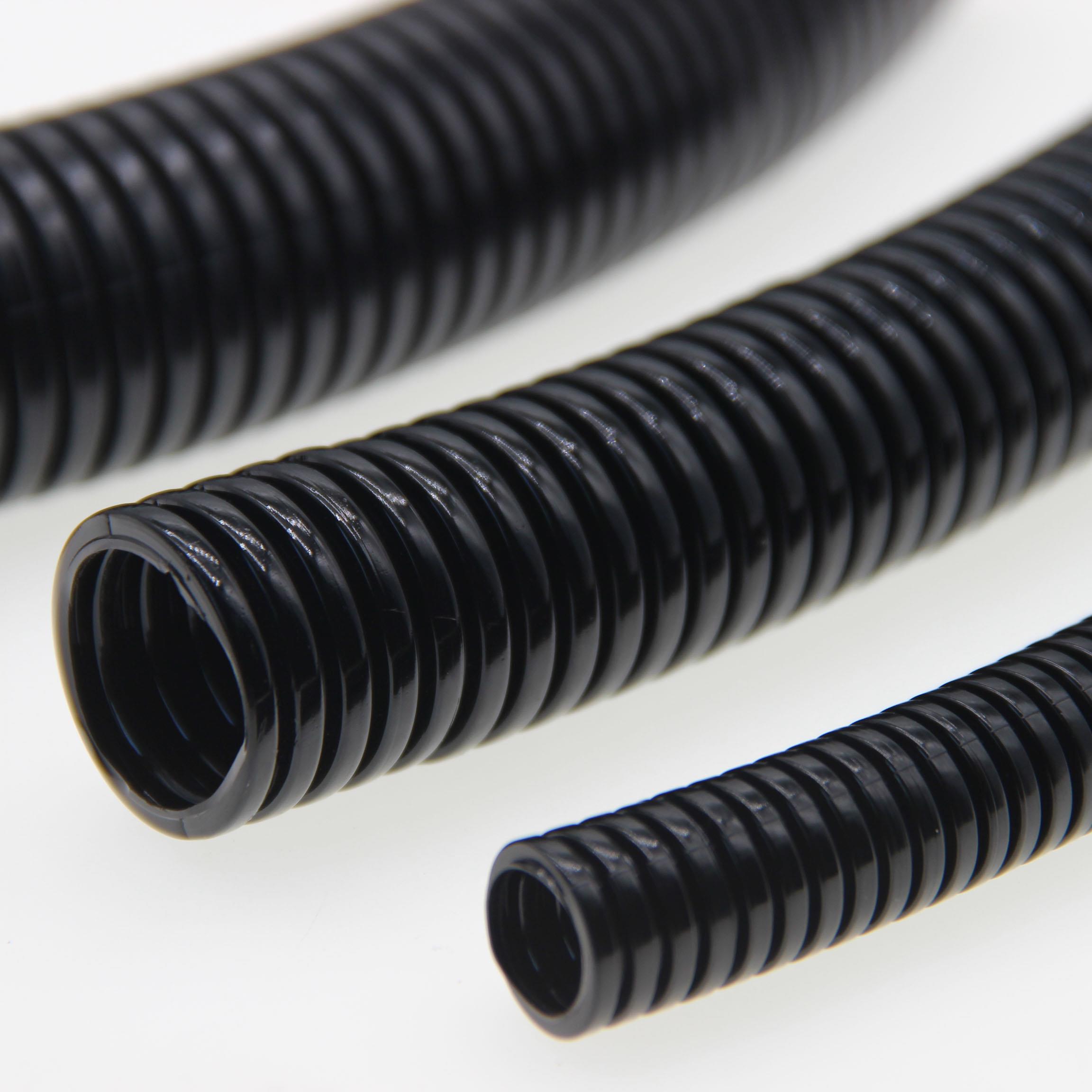 PA阻燃可开口加厚浪管AD13尼龙软管AD10AD106线束护套塑料波纹管