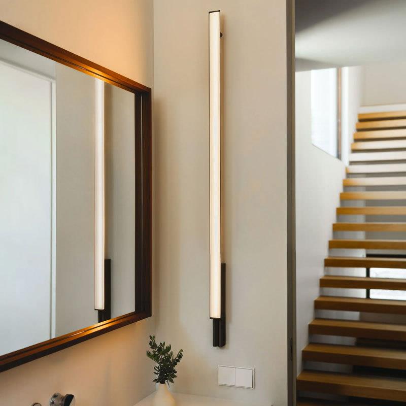 简约室内卧室书房一字长条壁灯设计师款客厅照明氛围感灯具气氛灯