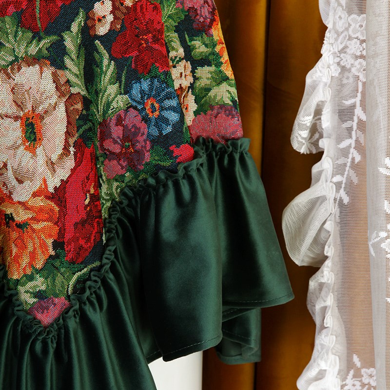 复古风空调防尘罩万能盖巾立式空调顶遮尘布美式多功能高级感盖巾