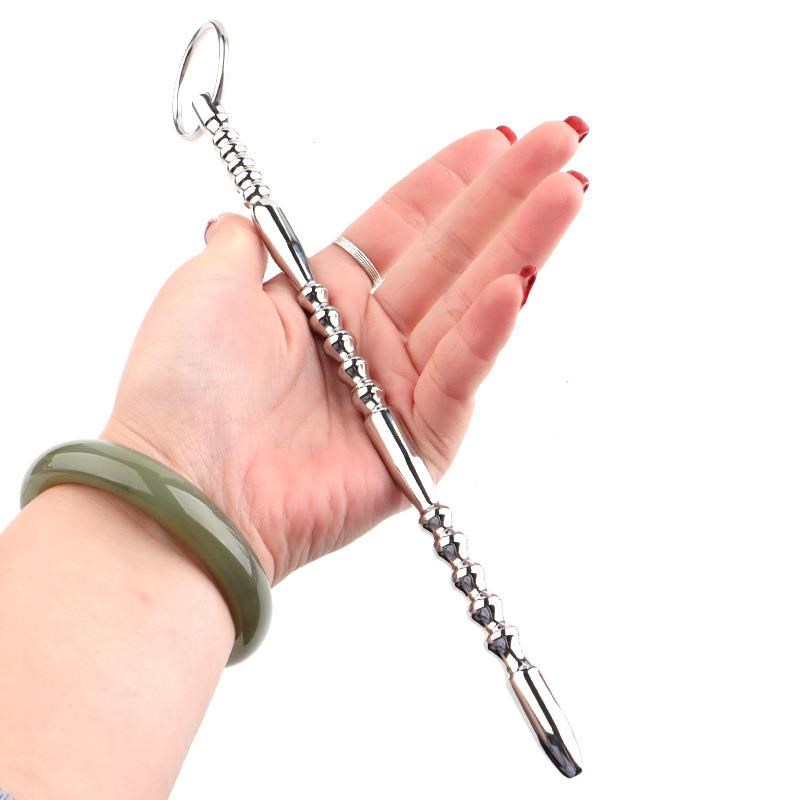 加长马燕棒鸟道堵 荫颈自维不锈钢扩张器男用姓工具长深入鸟道堵