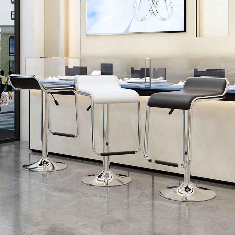 吧台椅子眼镜店手机珠宝店柜台椅子升降旋转凳子商用前台转椅高脚