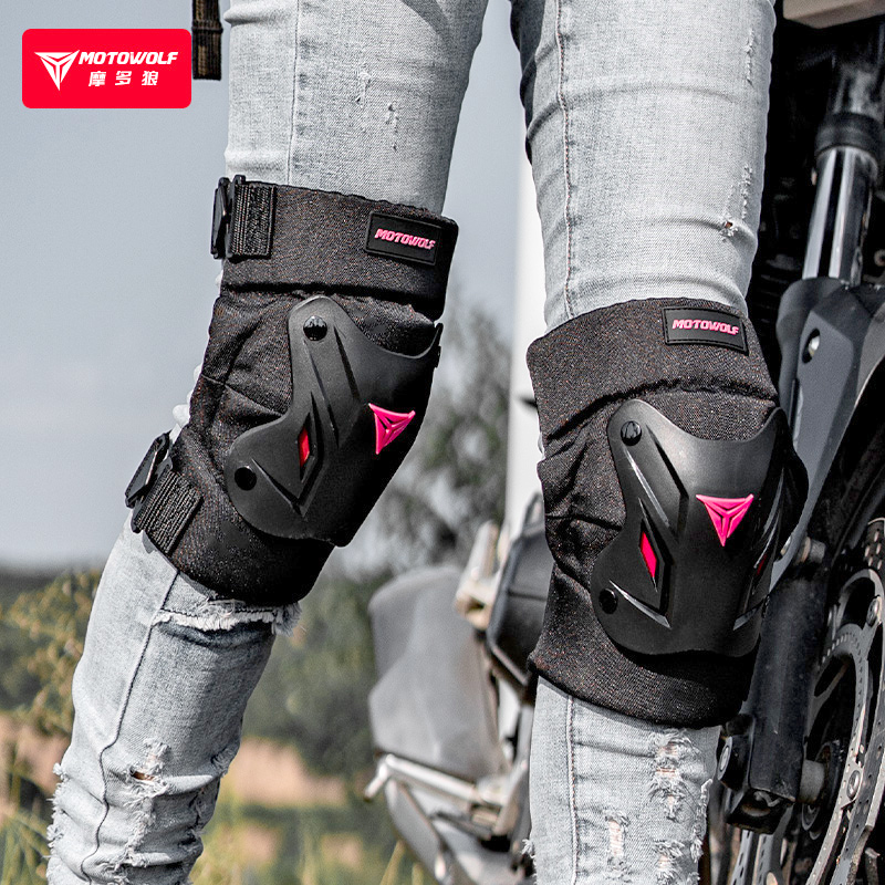 四季摩托车护膝防摔护具机车骑行防风女骑士摩旅装备骑车护腿