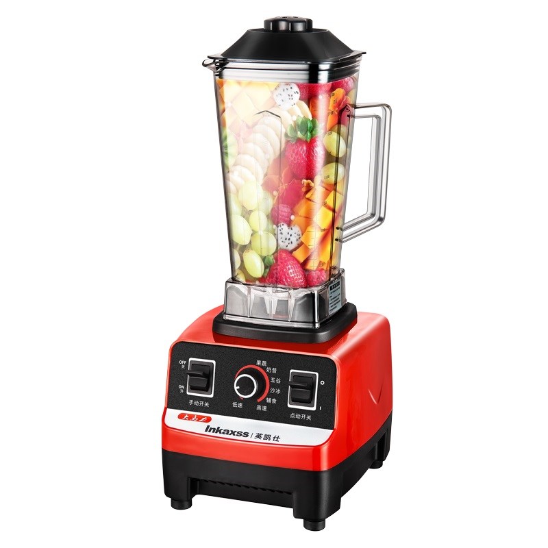 英凯仕沙冰机商用摆摊刨冰果汁榨汁机破壁机家用果蔬奶昔搅拌机