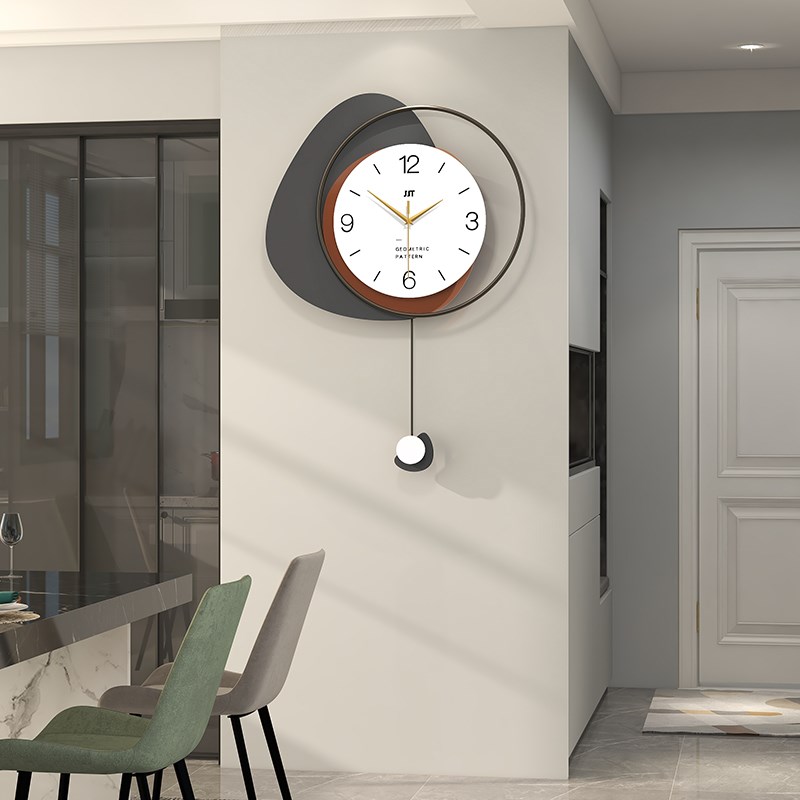 创意轻奢挂钟客厅现代简约钟表网红家用时尚2025新款时钟挂墙
