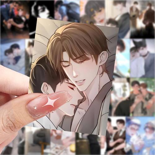 252贴男团针锋对决原炀顾青斐新品双男主水千丞装饰防水手机贴纸