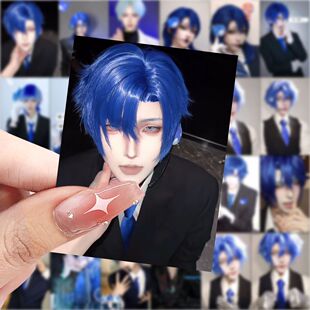 DeepSeek帅气cos贴纸高颜值爆款帅哥DIY手机手账装饰贴画防水