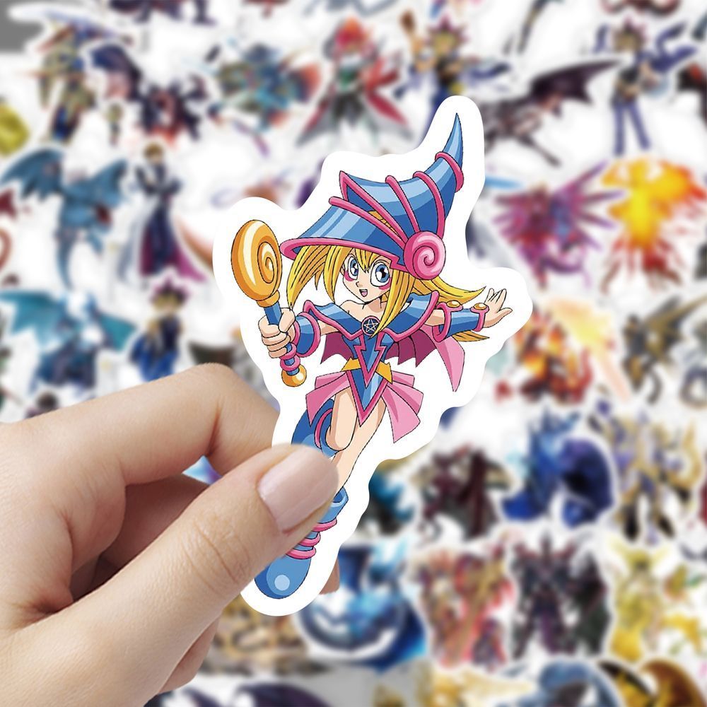 189张游戏王怪兽青眼白龙怪兽之决斗贴画手机水杯贴纸装饰防水手