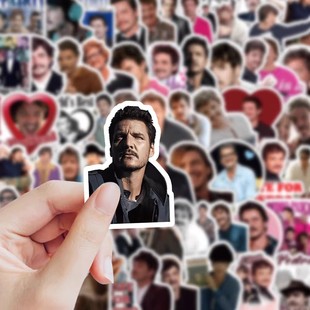 120张Pedro Pascal佩德罗帕斯卡贴纸美国影视男明星周边防水贴画