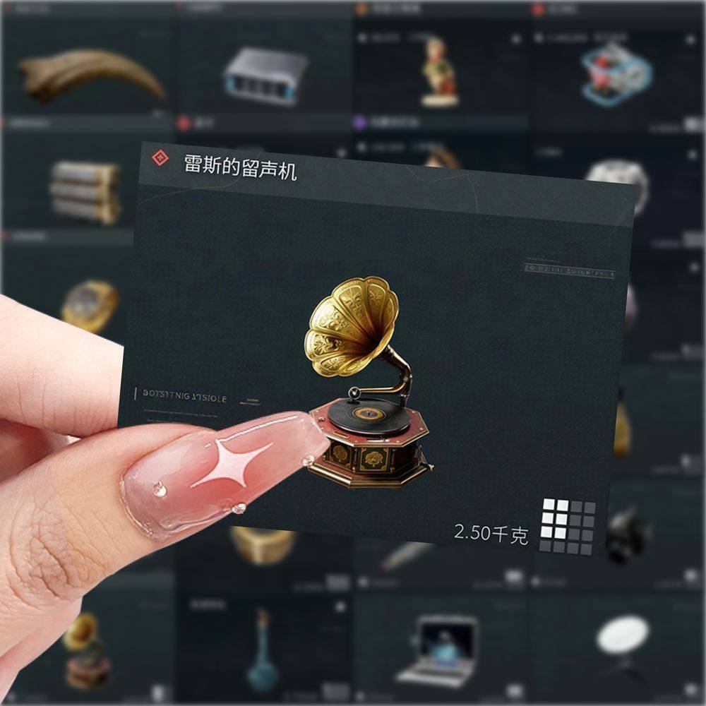 爆款三角洲物品贴纸创意DIY装饰手机壳手账ins本笔记桌面防水贴画