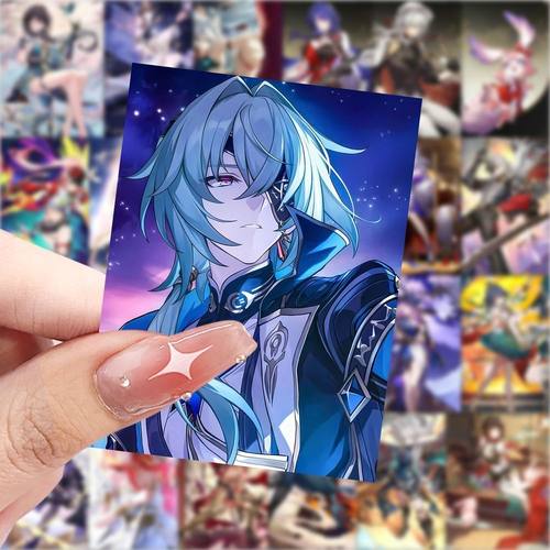 126张星穹铁道贴纸符玄青雀娜塔莎佩拉银狼阿兰二次元装饰防水贴