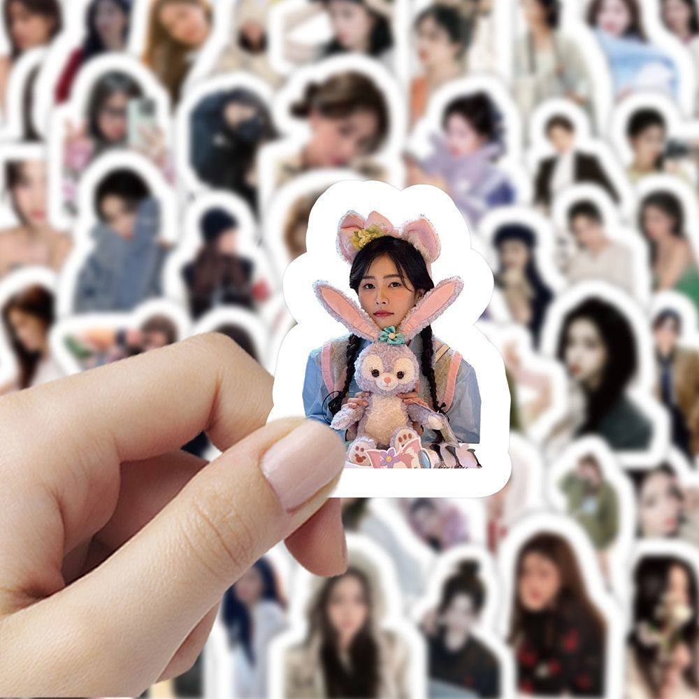 300张白鹿明星ins周边贴纸笔记本行李箱装饰贴画手机手账桌面贴纸,文具电教/文化用品/商务用品,贴纸/立体贴纸,淘宝优惠券,粉丝福利购,淘宝优惠卷