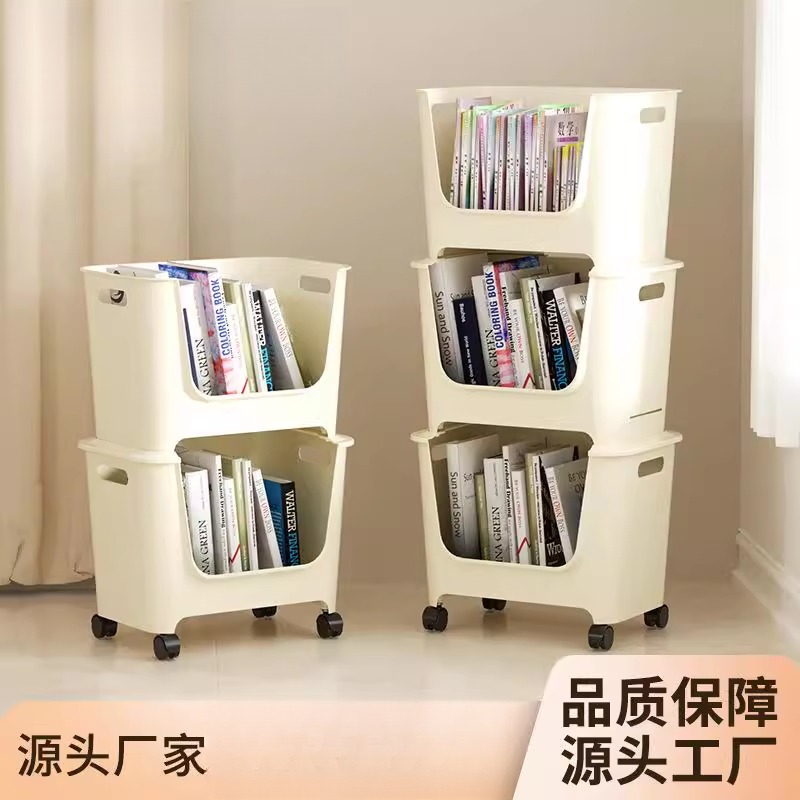 书包置物架工位桌下放包神器收纳轮滑书架小推车学生宿舍桌面整理