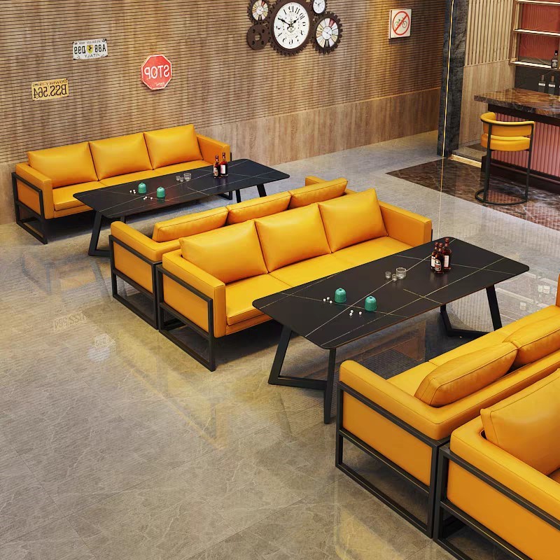 复古酒吧桌椅组合清吧工业风餐馆