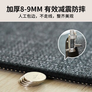 厨房地垫防油防水家用防滑脚垫厨房浴室门口吸水地垫耐脏长条地毯