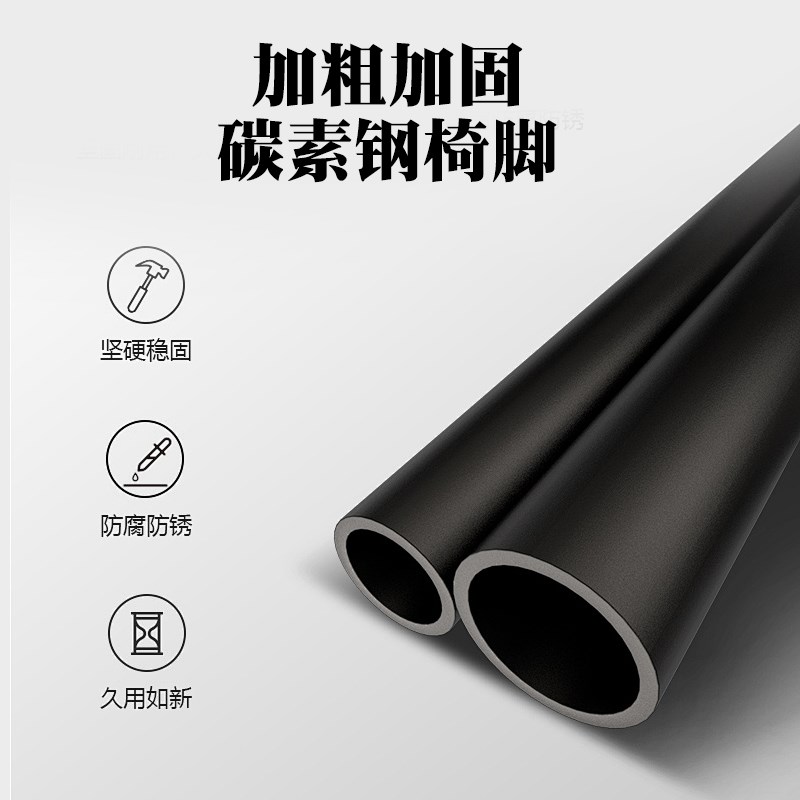 轻奢吧台椅家用铁艺旋转前台酒吧椅设计师款岛台椅靠背吧台高脚凳