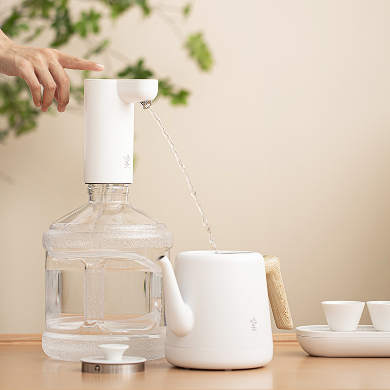 鸣盏智能无线抽水器桶装水电动上水器大桶矿泉水自动取水器出水器