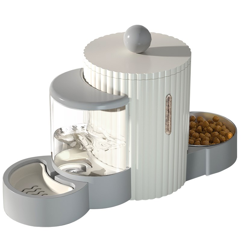 宠物猫咪碗狗碗狗食盆猫粮水碗饭碗双碗自动喂食器一体喝饮水用品