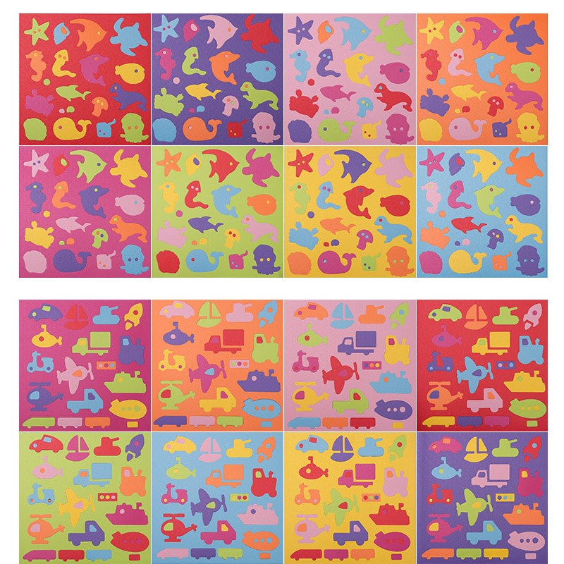 小班玩具积木桌面益智区墙面形状幼儿园泡沫认知拼装儿童配对防撞