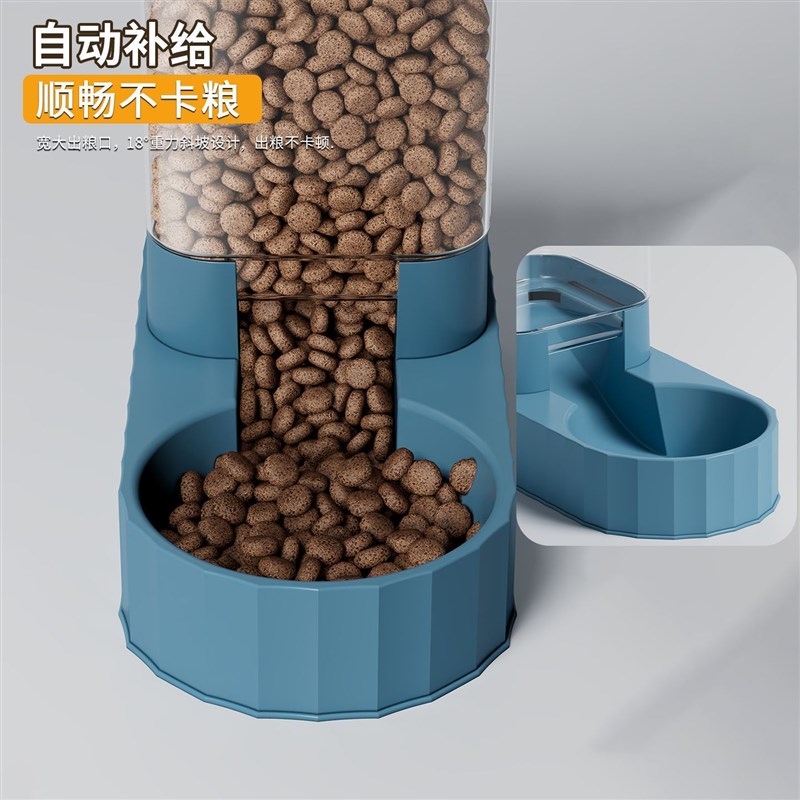 猫咪狗狗饮水机猫粮全自动喂食器投喂宠物喝水神器猫碗狗碗用品