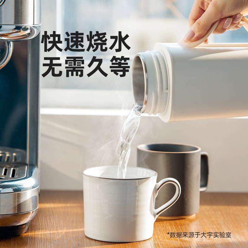 大宇便携式烧水杯办公室小型烧水壶旅行加热水杯宿舍恒保温电热杯