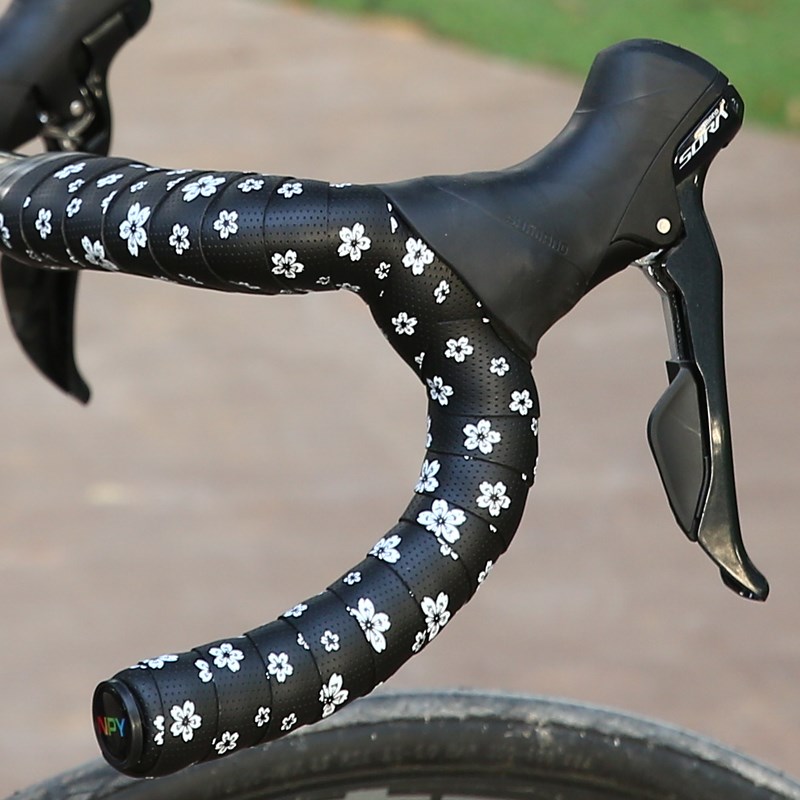 NPY樱花把带二代公路车把带自行车弯把减震防滑舒适透气耐磨防污