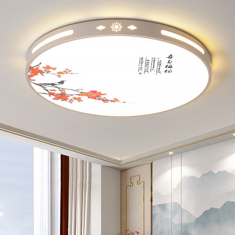 卧室灯2023年新款简约现代房间灯家用过道阳台灯具圆形led吸顶灯