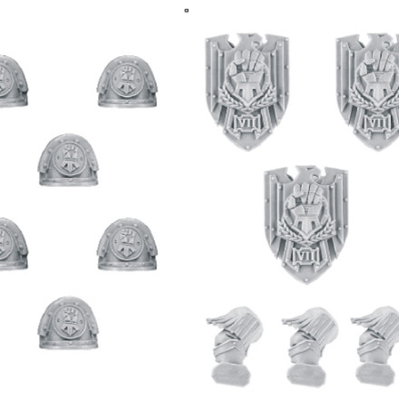 FW 改造配件 帝国之拳MK6型终结者暴风套装