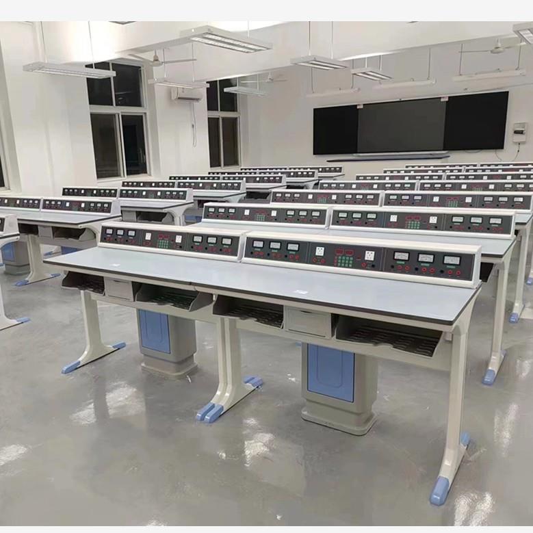 学生实验桌工作台物理化学实验室创客桌椅科学新型铝塑铝木探究桌