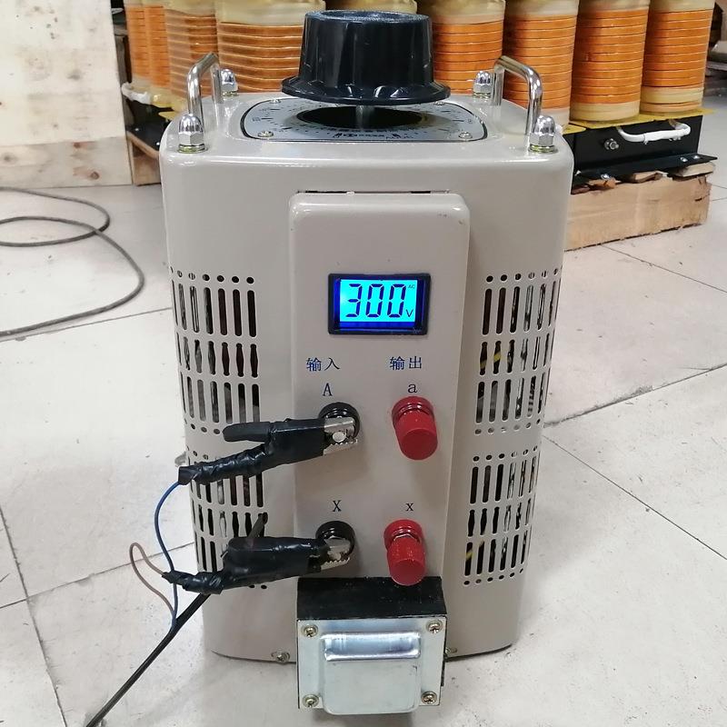 加热用单相接触式调压器10000W环形线圈0-300伏任意可调