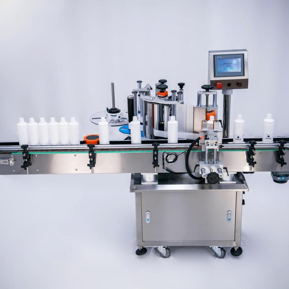 商用双面贴标机电子辅料贴标机U盘电子配件贴标机圆瓶贴标机