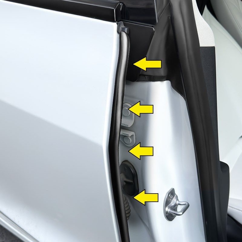 捷途车门密封条旅行者X90/X70PLUS山海T2大圣汽车门框B柱隔音C柱