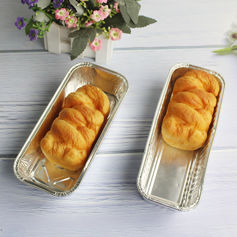 烤箱铝箔餐盒锡纸盒长方形一次性烧烤盒烤串外卖打包盒烤面包盒