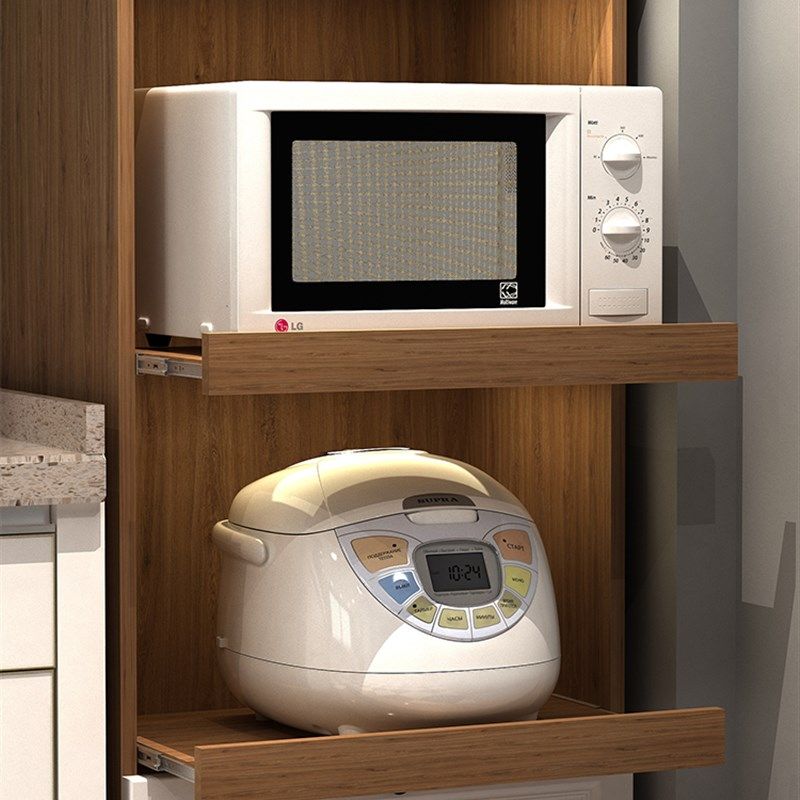 定制厨房餐边柜简约嵌入式消毒橱柜茶水柜烤箱洗碗机柜微波炉北欧