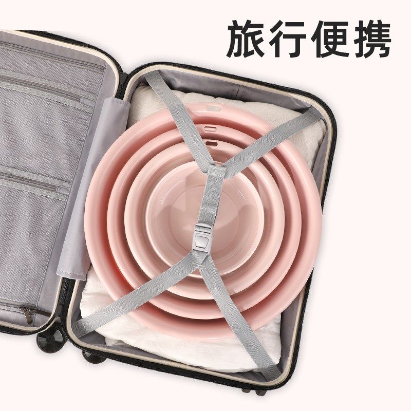 圆形可折叠脸盆宿舍用学生婴儿旅行洗脸便携式旅游压缩水盆子家用,家庭/个人清洁工具,足浴盆/足浴桶,淘宝优惠券,粉丝福利购,淘宝优惠卷