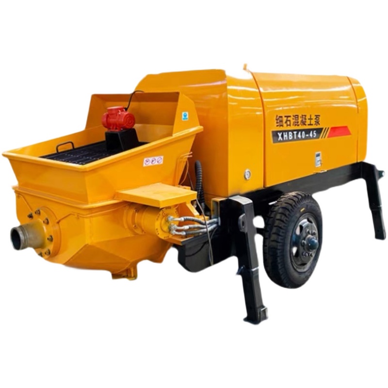 大骨料混凝土输送泵细石砂浆二次构造柱泵大小型混泥土浇筑地泵厂