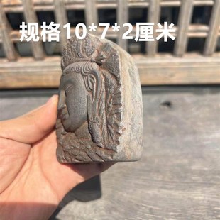 山西云冈文创礼品云冈石窟非遗砖雕瓦当文房摆件镇纸立体纪念礼品