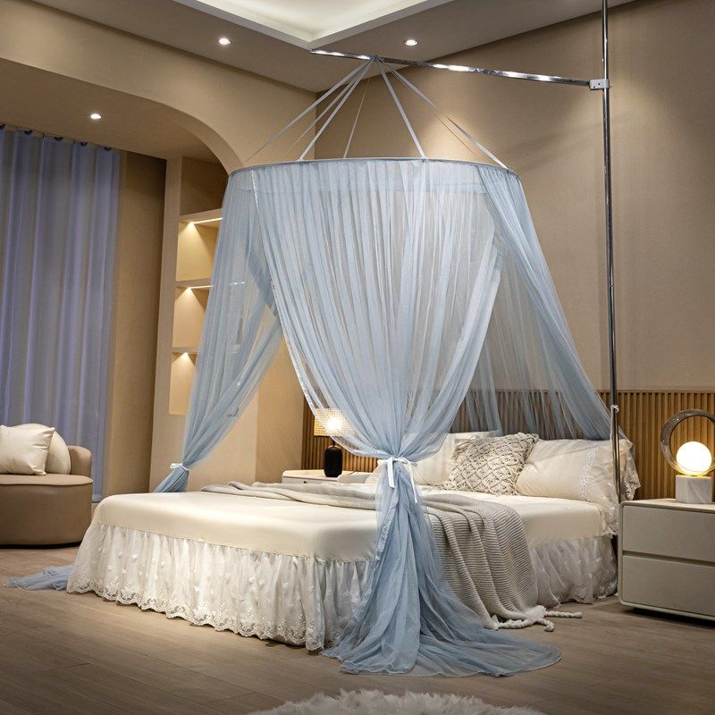 A类大号免安装圆顶吊顶蚊帐支架家用卧室公主床幔落地拼接子母床,床上用品,蚊帐,淘宝优惠券,粉丝福利购,淘宝优惠卷