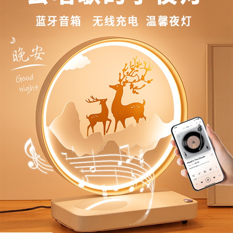 结婚礼物送新娘高档m实用的订婚礼品送新人闺蜜陪嫁长明灯摆件一