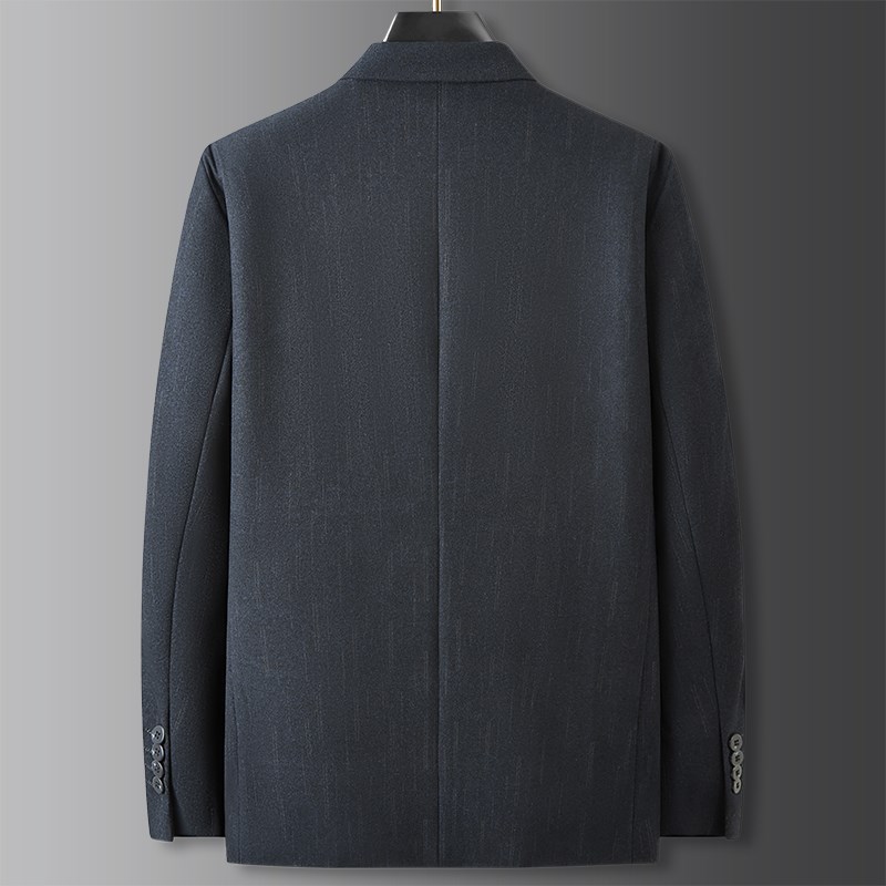 加肥加大码西装男秋冬款两粒扣商务正装外套胖子宽松便服单西外套