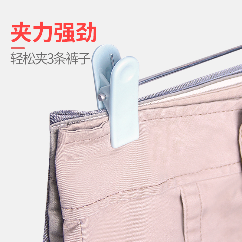 裤架防滑衣架裤多功能收纳裤挂家用裙子夹伸缩裤夹宿舍子学生