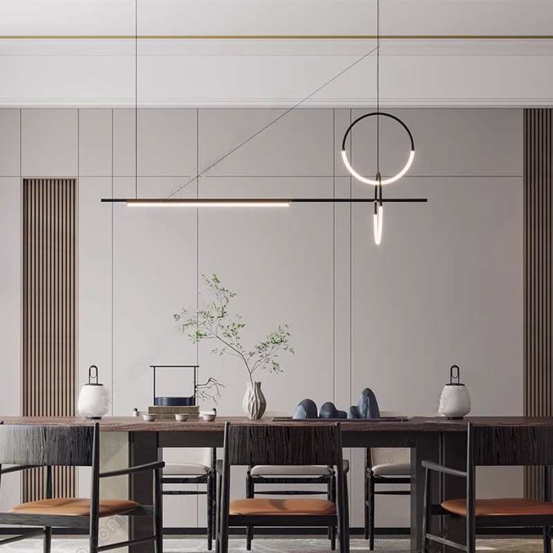 前台吧台样板间专卖店展厅创意个性现代北欧设计师款吊灯网红餐厅