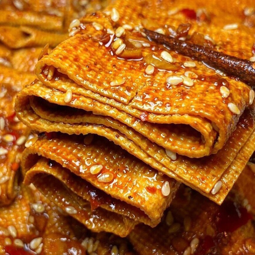 爆辣千张条老长沙千张麻辣豆干辣条香辣小吃零食小吃食品