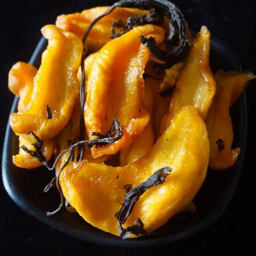 紫苏黄桃干湖南特产零食手工制作食品浏阳盐换茶农家晒制休闲零食