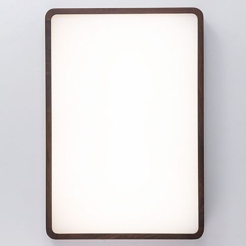 【摘星辰】黑胡桃木客厅灯新中式中古简约卧室书房复古护眼吸顶灯