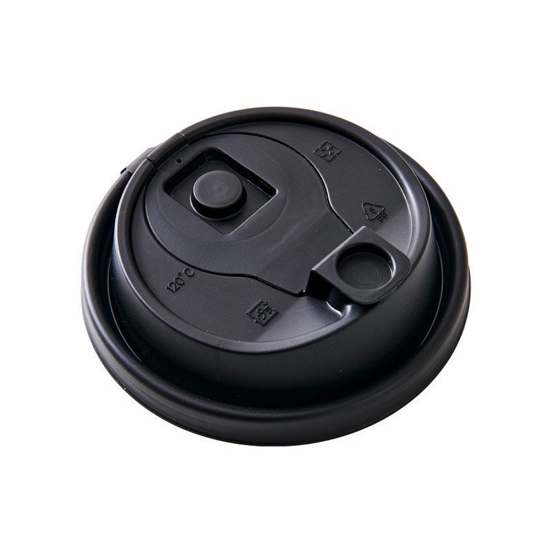 一次性打包外卖杯盖磨砂透明90口径奶茶纸杯塑杯通用防漏咖啡杯盖